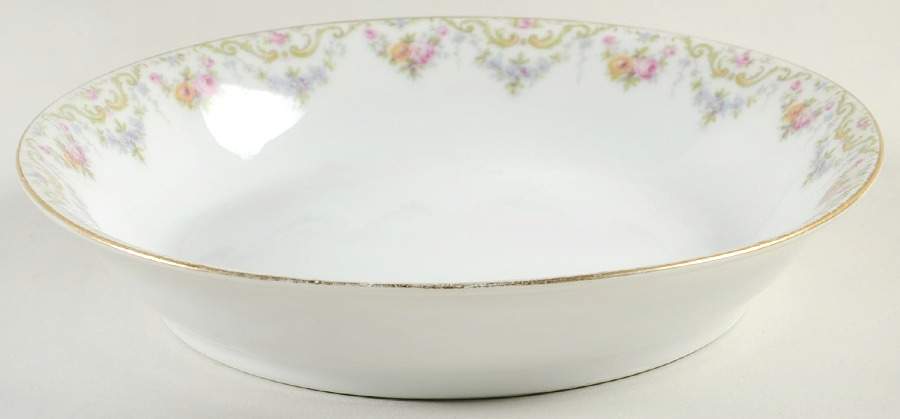 POY130 (GOLD TRIM) Coupe Soup Bowl by Jean Pouyat-1