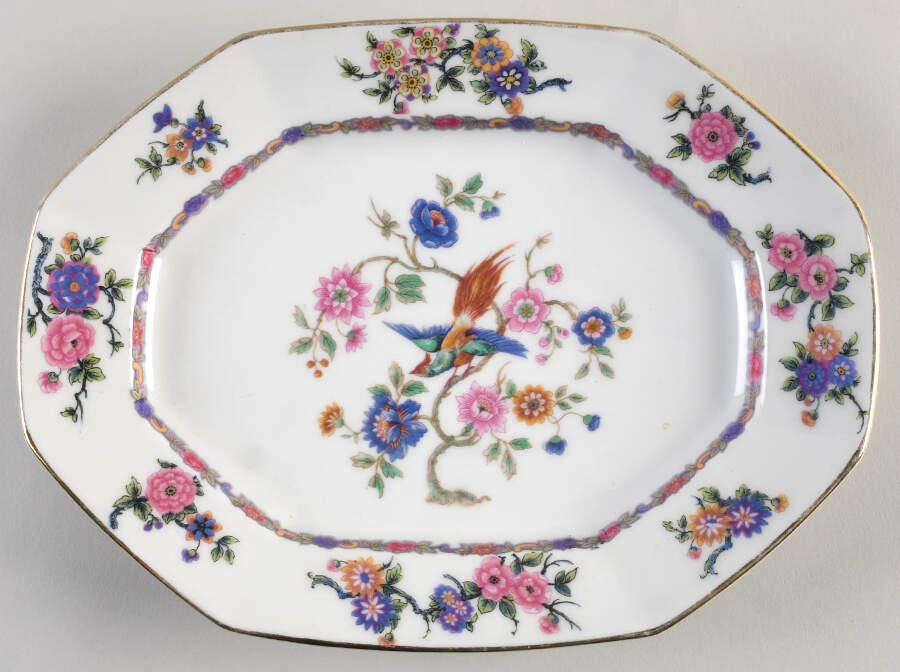 POY135 11" Oval Serving Platter by Jean Pouyat-1