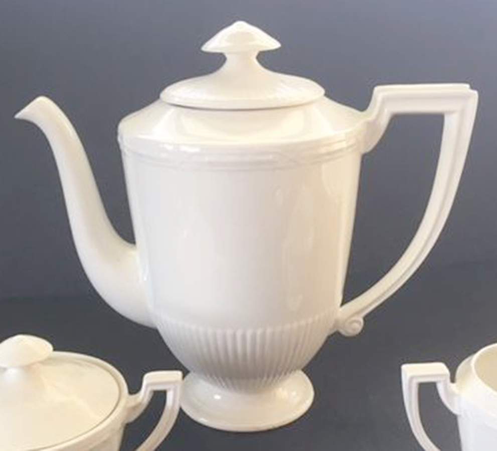 PGO12 Coffee Pot & Lid by Petrus Regout & Co-1