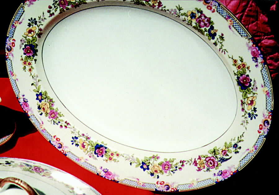 PHE16 16" Oval Serving Platter by Phoenix (Czech)-1