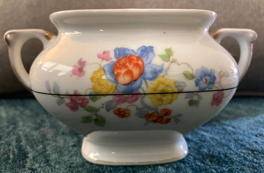 PUN36 Sugar Bowl No Lid by Porcelain Union-1