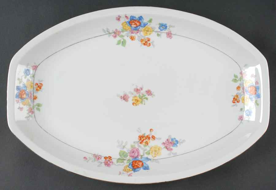 PUN36 15" Oval Serving Platter by Porcelain Union-1