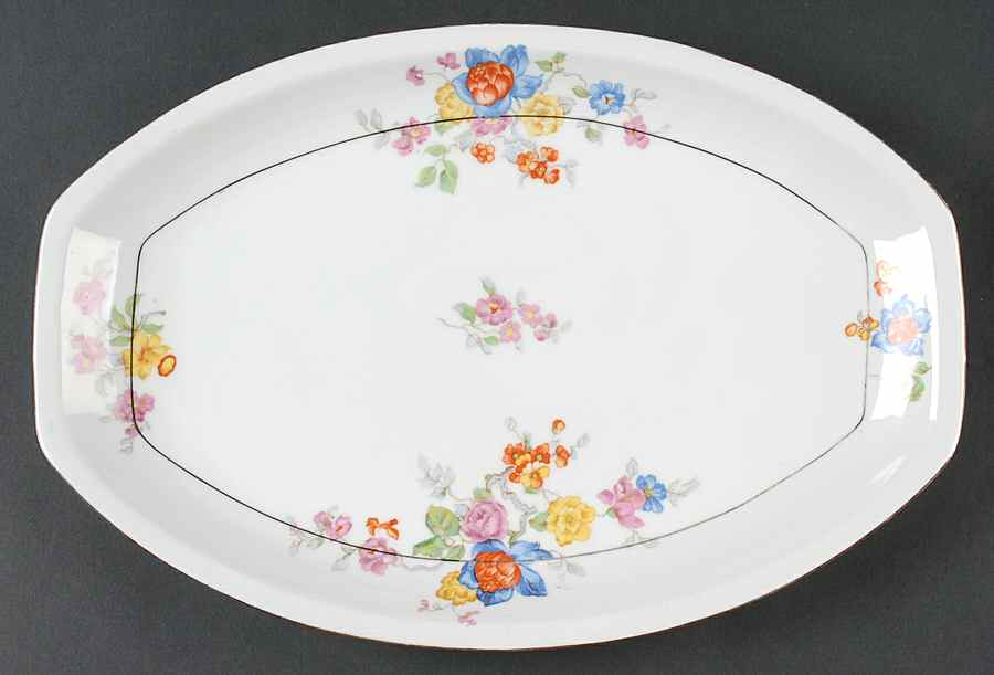 PUN36 13" Oval Serving Platter by Porcelain Union-1