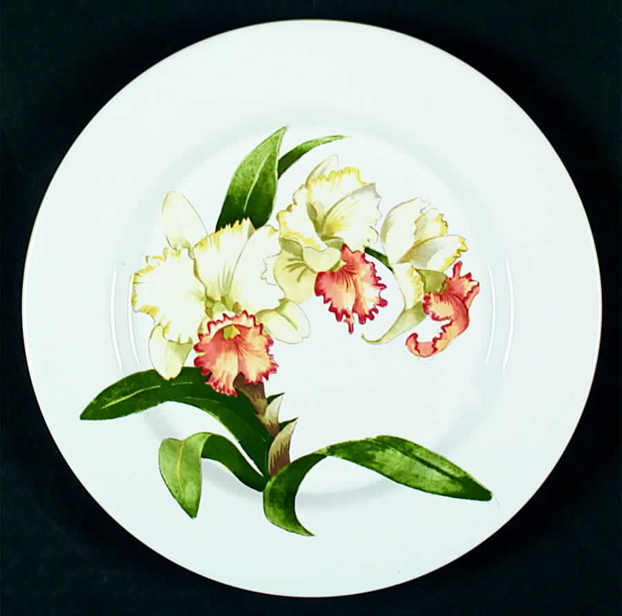 Orchids Salad Plate by Porta-1
