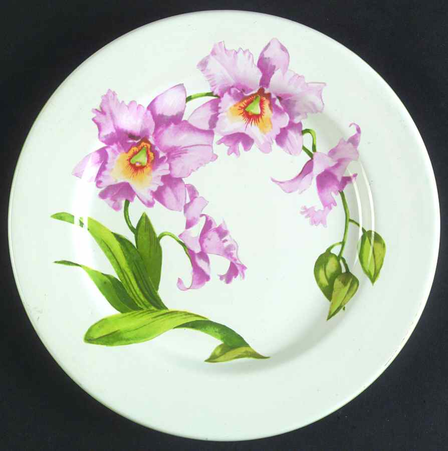 Orchids Salad Plate by Porta-1