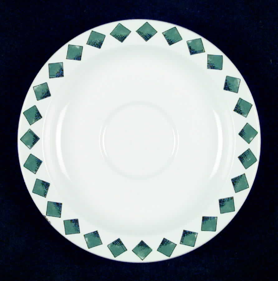 The Mad Hatter's Tea Party Saucer by Poole Pottery-1