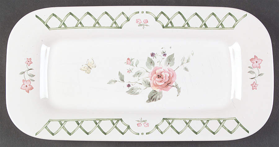 Garden Trellis Bread Tray by Pfaltzgraff-1