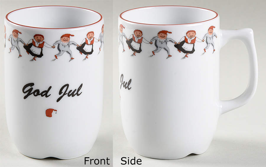 Nisse (Red Trim) Mug by Porsgrund-1