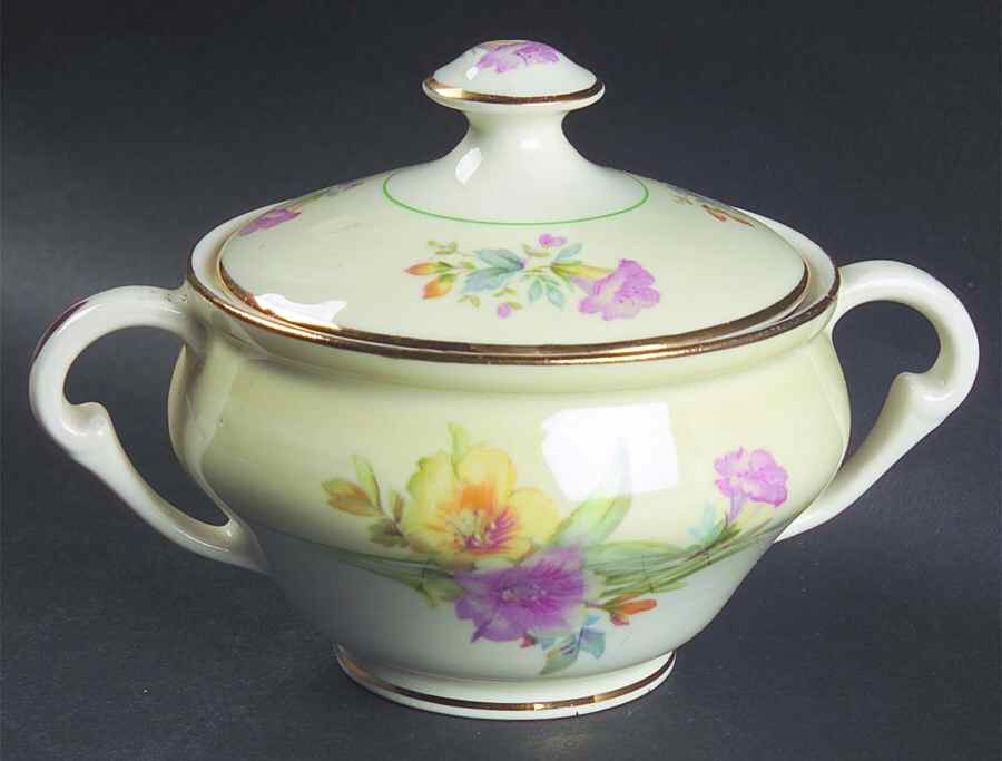 Sylvia Sugar Bowl & Lid by Pope Gosser-1
