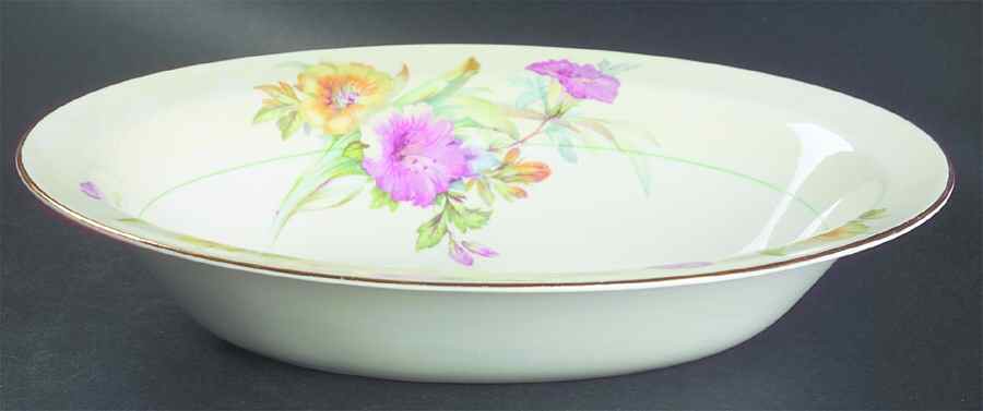 Sylvia 9" Oval Vegetable Bowl by Pope Gosser-1