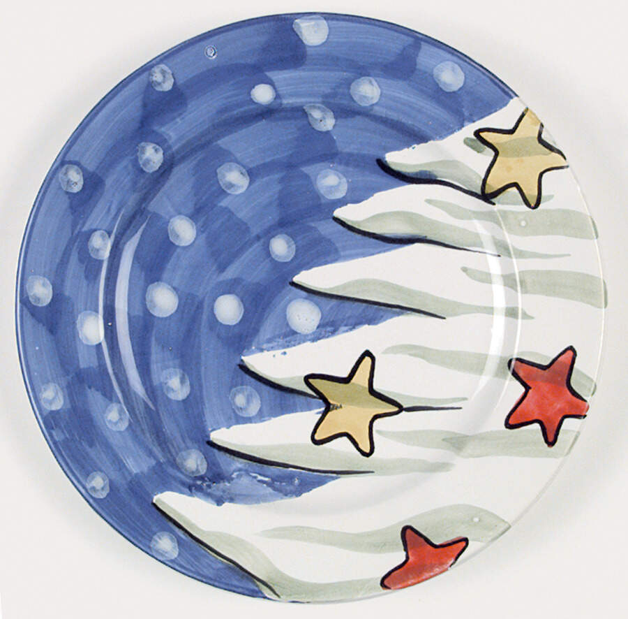 Jolly Holiday Dinner Plate by Presenttense-1