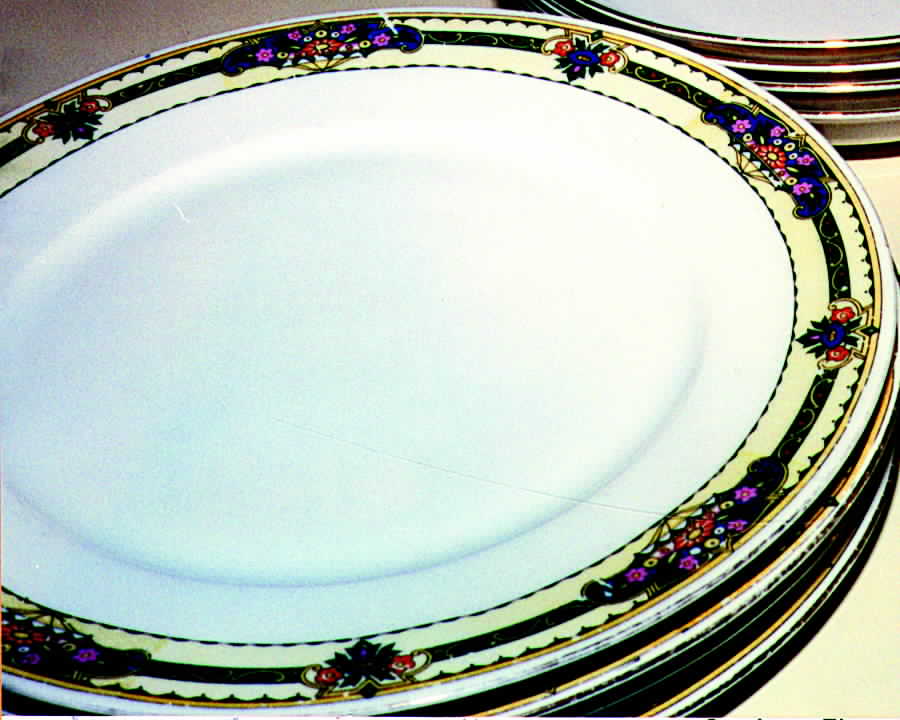 PUN37 Dinner Plate by Porcelain Union-1