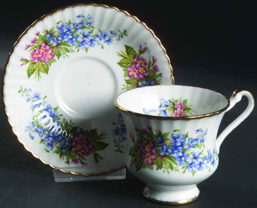 F54j Footed Cup & Saucer Set by Paragon-1