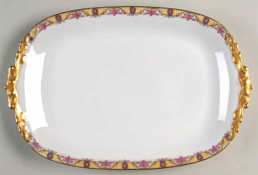 POY143 16" Oval Serving Platter by Jean Pouyat-1