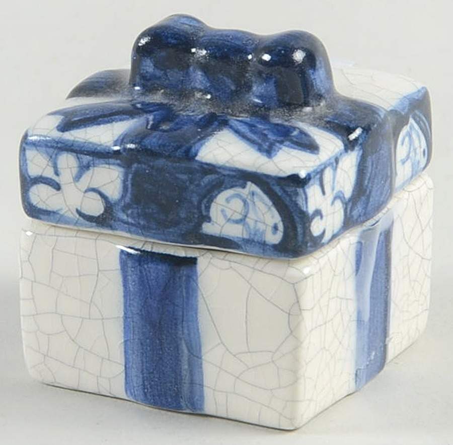 Dedham Rabbit Small Trinket Box & Lid by Potting Shed-1