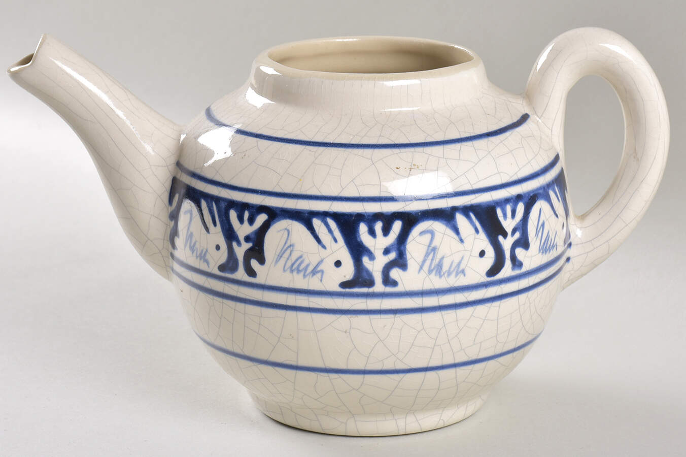Dedham Rabbit Teapot No Lid by Potting Shed-1