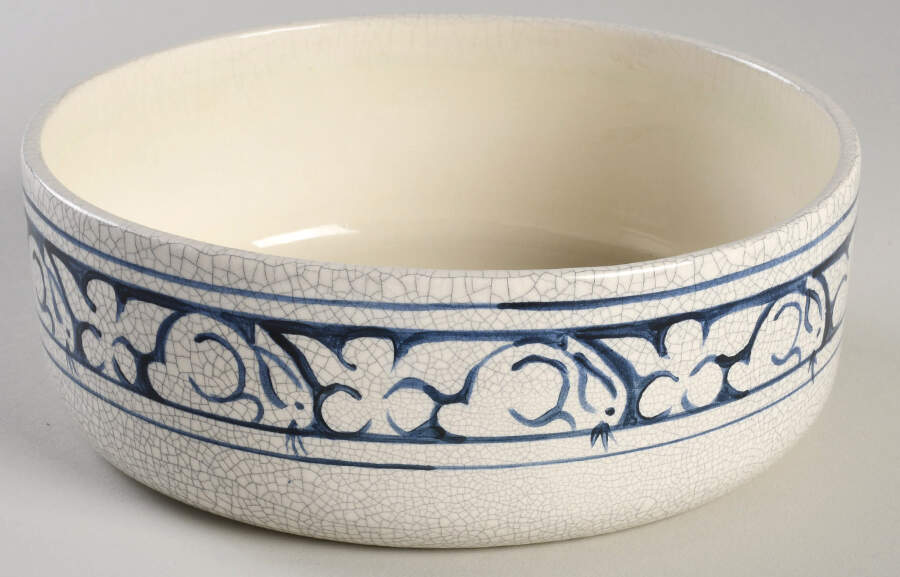 Dedham Rabbit 6" Round Vegetable Bowl by Potting Shed-1