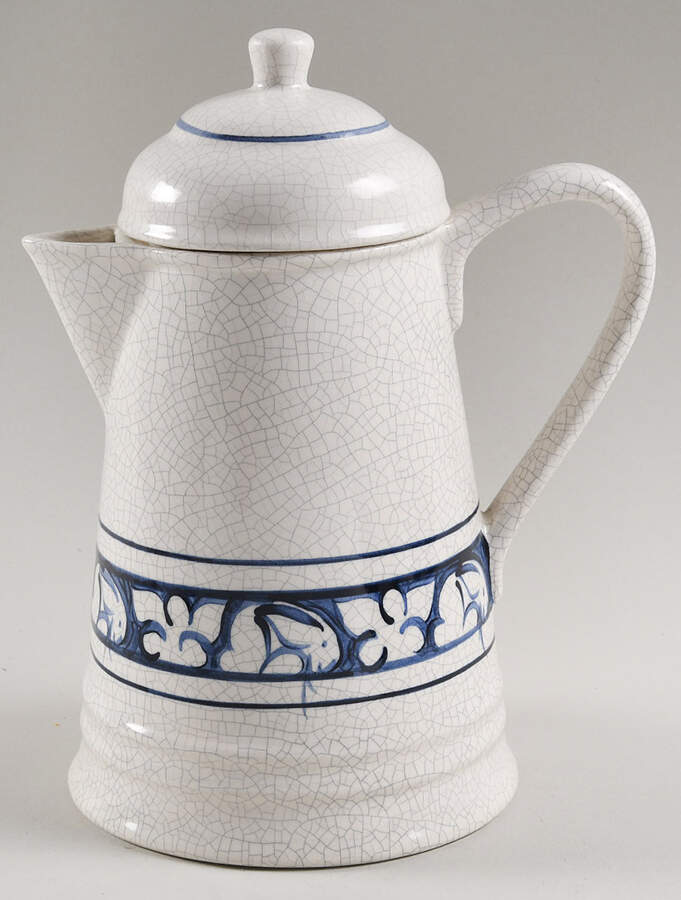 Dedham Rabbit Coffee Pot & Lid by Potting Shed-1