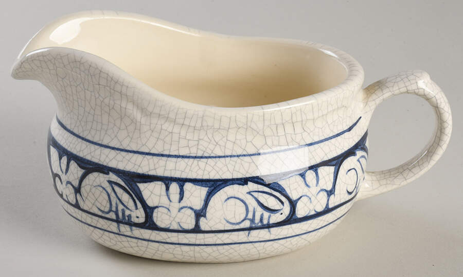 Dedham Rabbit Gravy Boat by Potting Shed-1