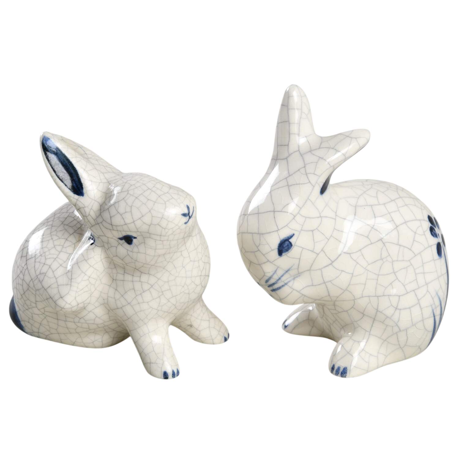 Dedham Rabbit (Set of 2) Rabbit Figurines by Potting Shed-1