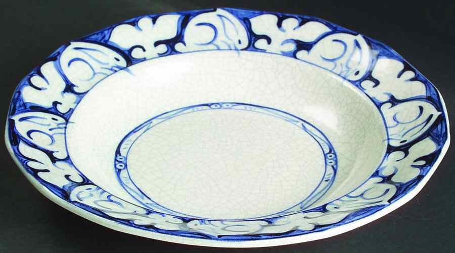 Dedham Rabbit Rim Soup Bowl by Potting Shed-1