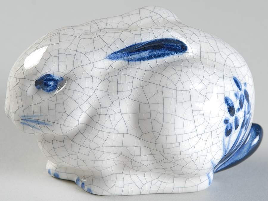 Dedham Rabbit Crouching Rabbit Figurine by Potting Shed-1