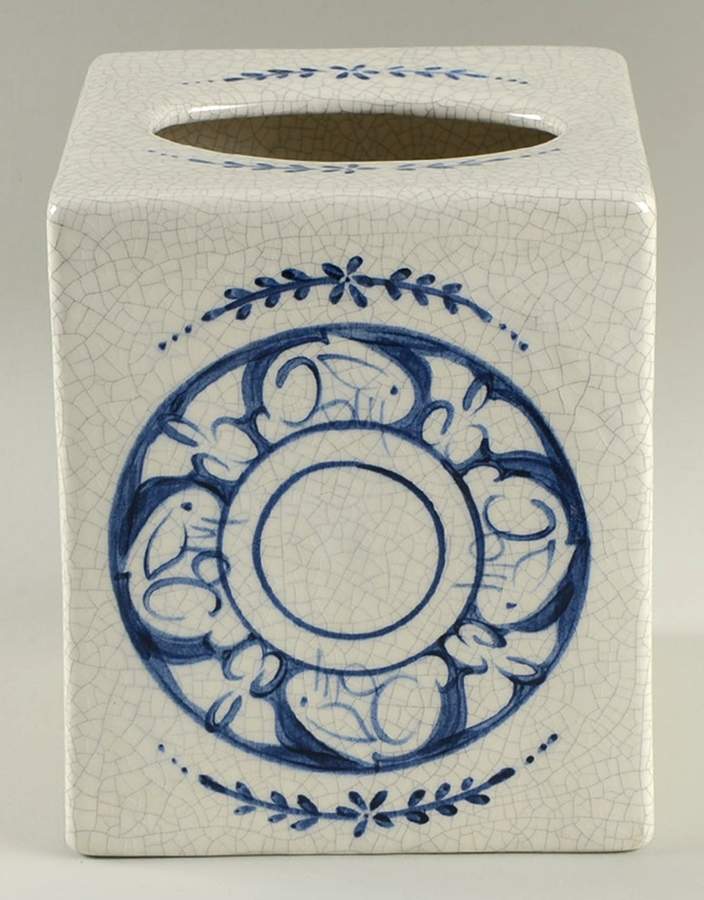 Dedham Rabbit Square Tissue Box Cover by Potting Shed-1