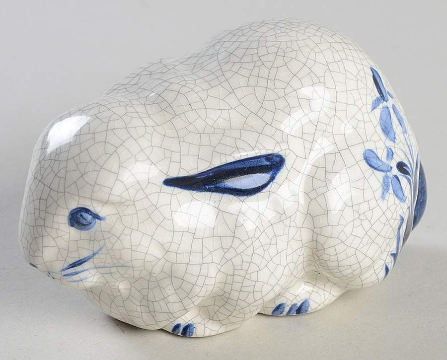 Dedham Rabbit Crouching Rabbit Figurine by Potting Shed-1
