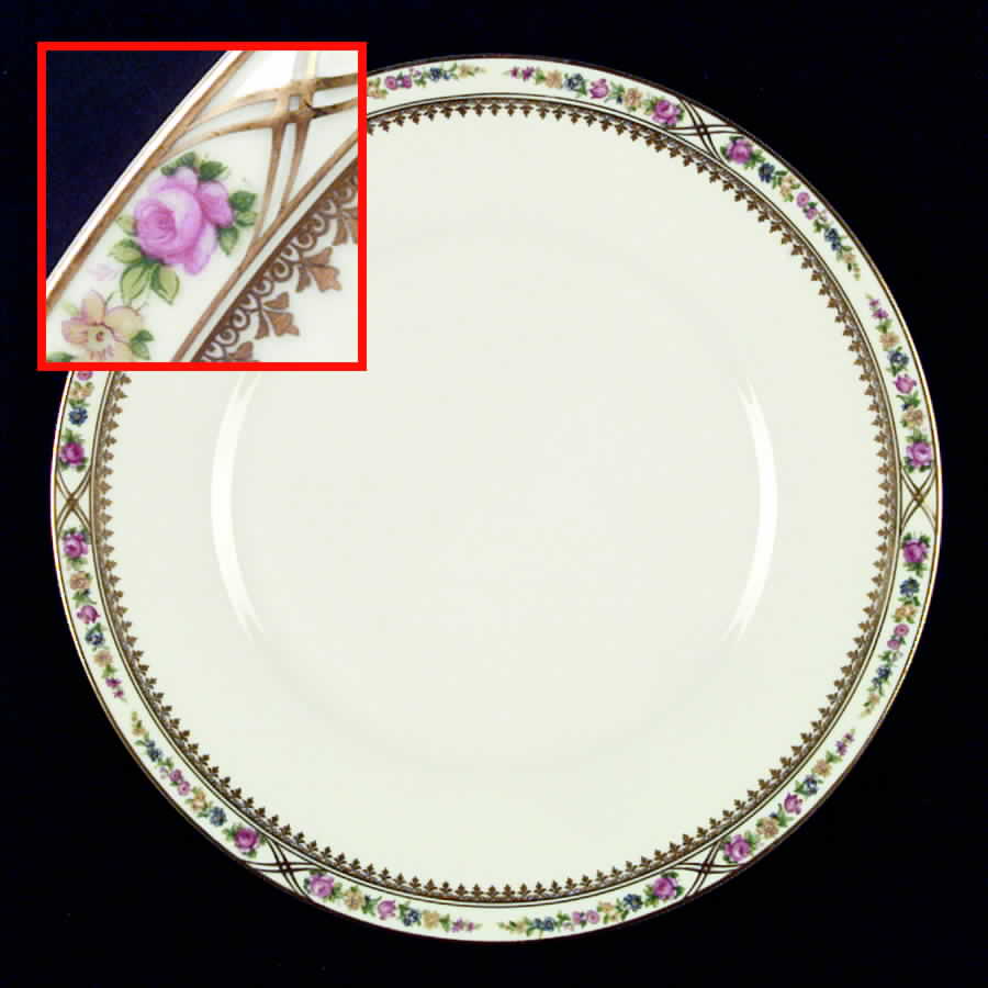 PBC4 Dinner Plate by Princess (Bavaria, Czech)-1