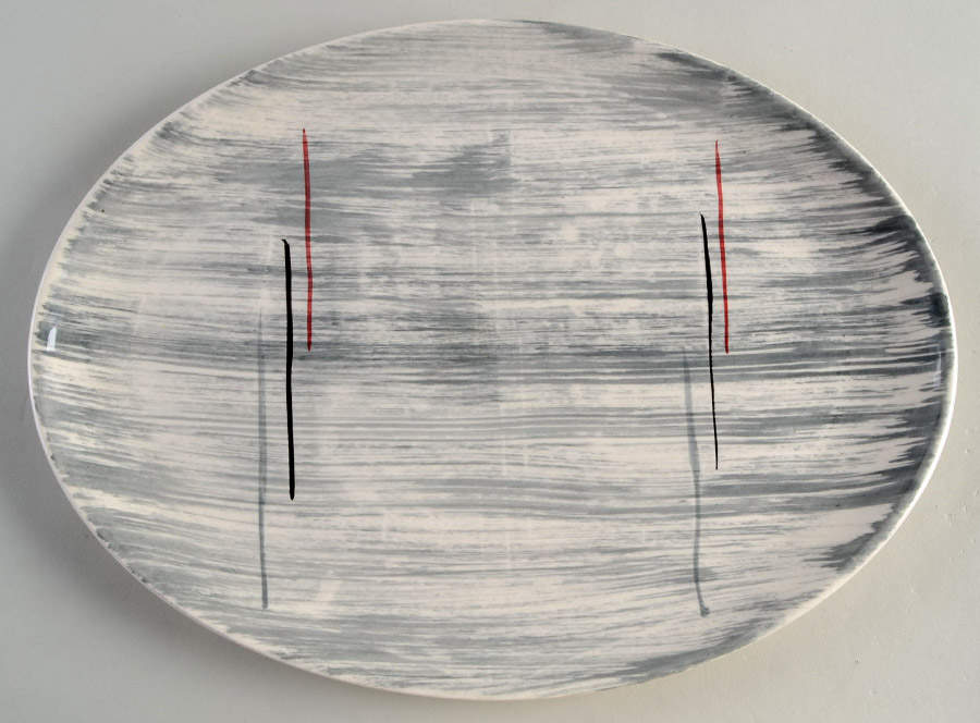 PRM4 13" Oval Serving Platter by Prim Rose-1