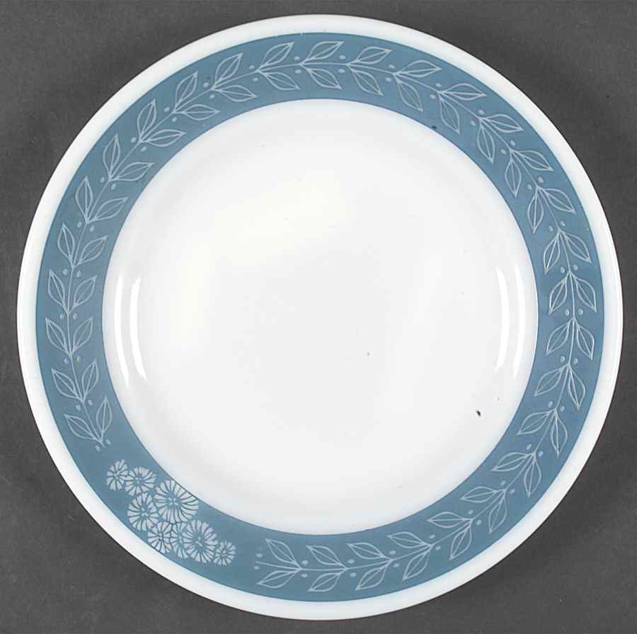 Autumn Bands Turquoise Dinner Plate by Pyrex-1