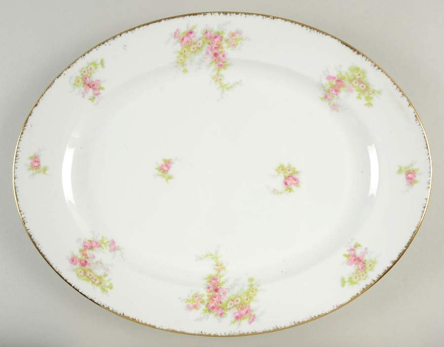 POY146 15" Oval Serving Platter by Jean Pouyat-1