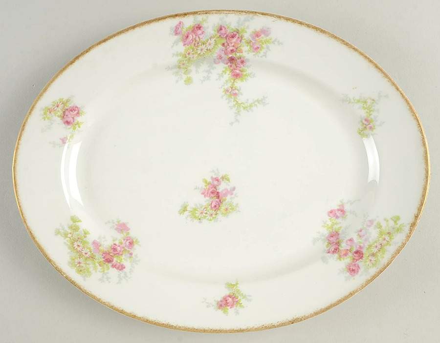 POY146 11" Oval Serving Platter by Jean Pouyat-1