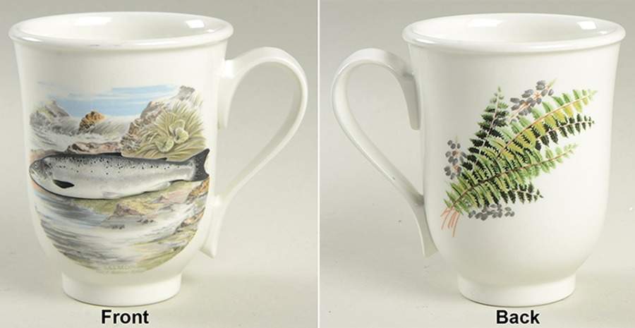 Compleat Angler Fern Beaker (English Mug) by Portmeirion-1