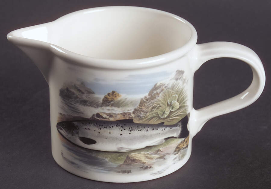 Compleat Angler Fern Creamer by Portmeirion-1