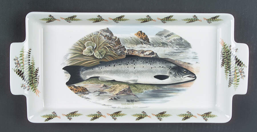 Compleat Angler Fern Large Sandwich Tray by Portmeirion-1