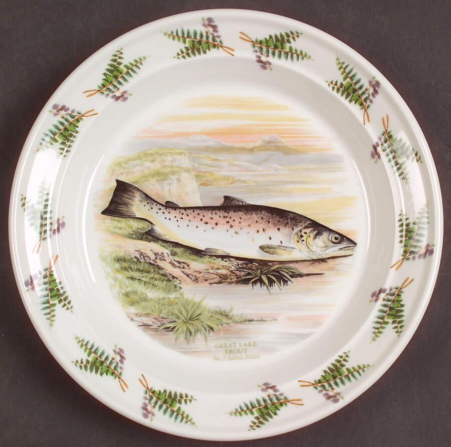 Compleat Angler Fern Bread & Butter Plate by Portmeirion-1