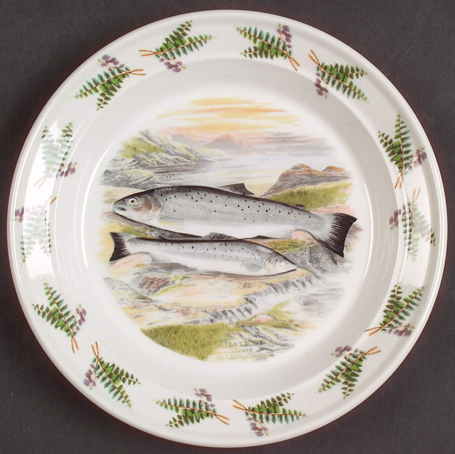 Compleat Angler Fern Bread & Butter Plate by Portmeirion-1