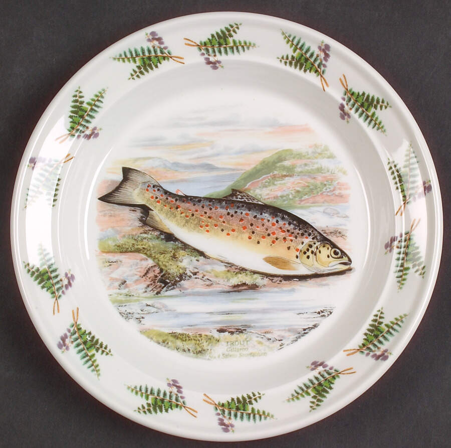 Compleat Angler Fern Bread & Butter Plate by Portmeirion-1