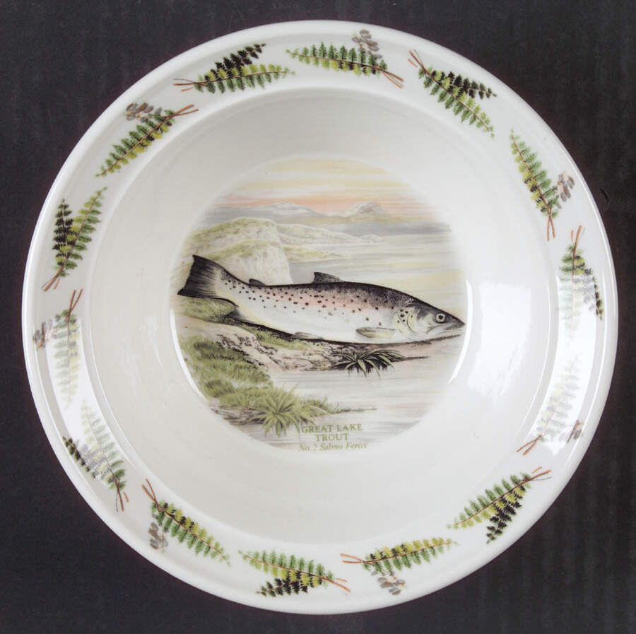 Compleat Angler Fern Oatmeal Bowl by Portmeirion-1