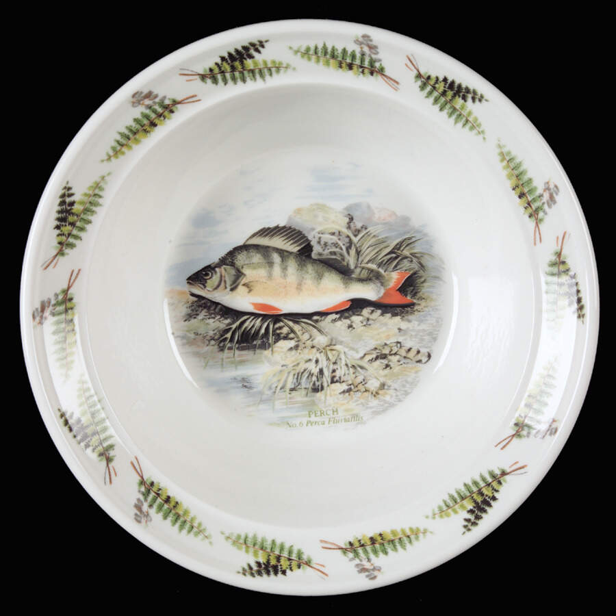 Compleat Angler Fern Oatmeal Bowl by Portmeirion-1