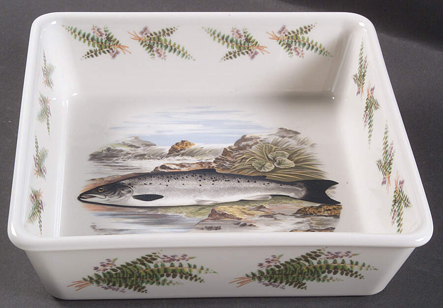 Compleat Angler Fern 9" Square Baker by Portmeirion-1