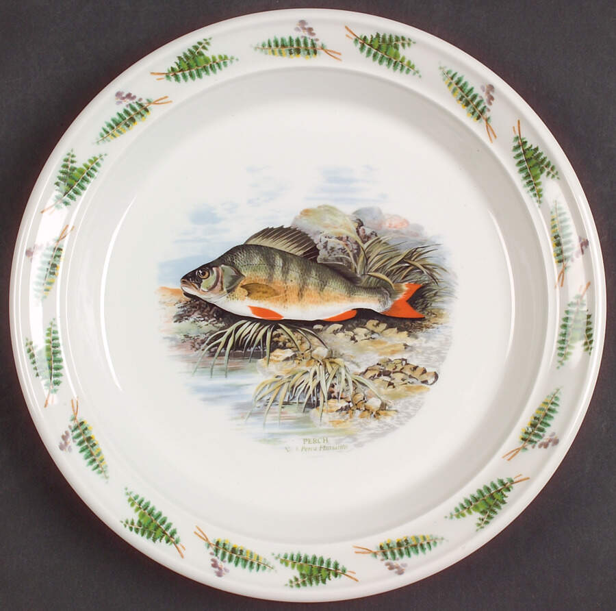 Compleat Angler Fern Salad Plate by Portmeirion-1