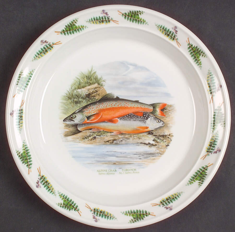 Compleat Angler Fern Salad Plate by Portmeirion-1