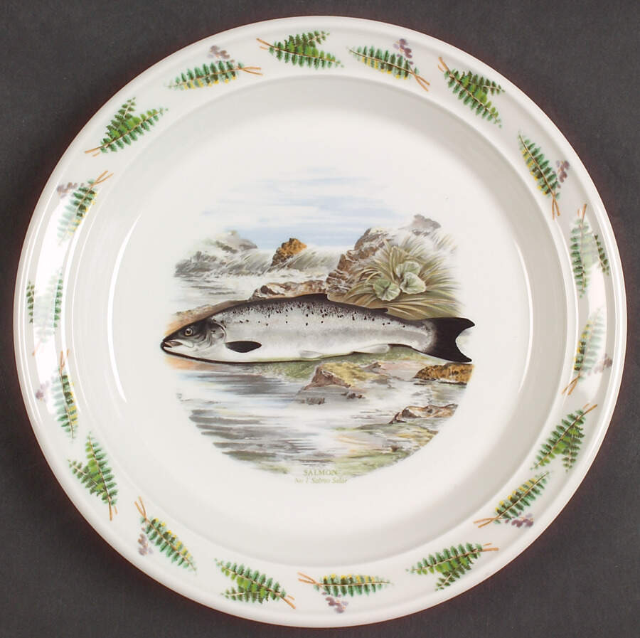 Compleat Angler Fern Salad Plate by Portmeirion-1