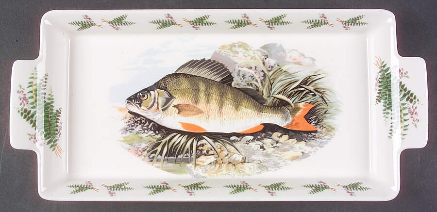 Compleat Angler Fern Large Sandwich Tray by Portmeirion-1