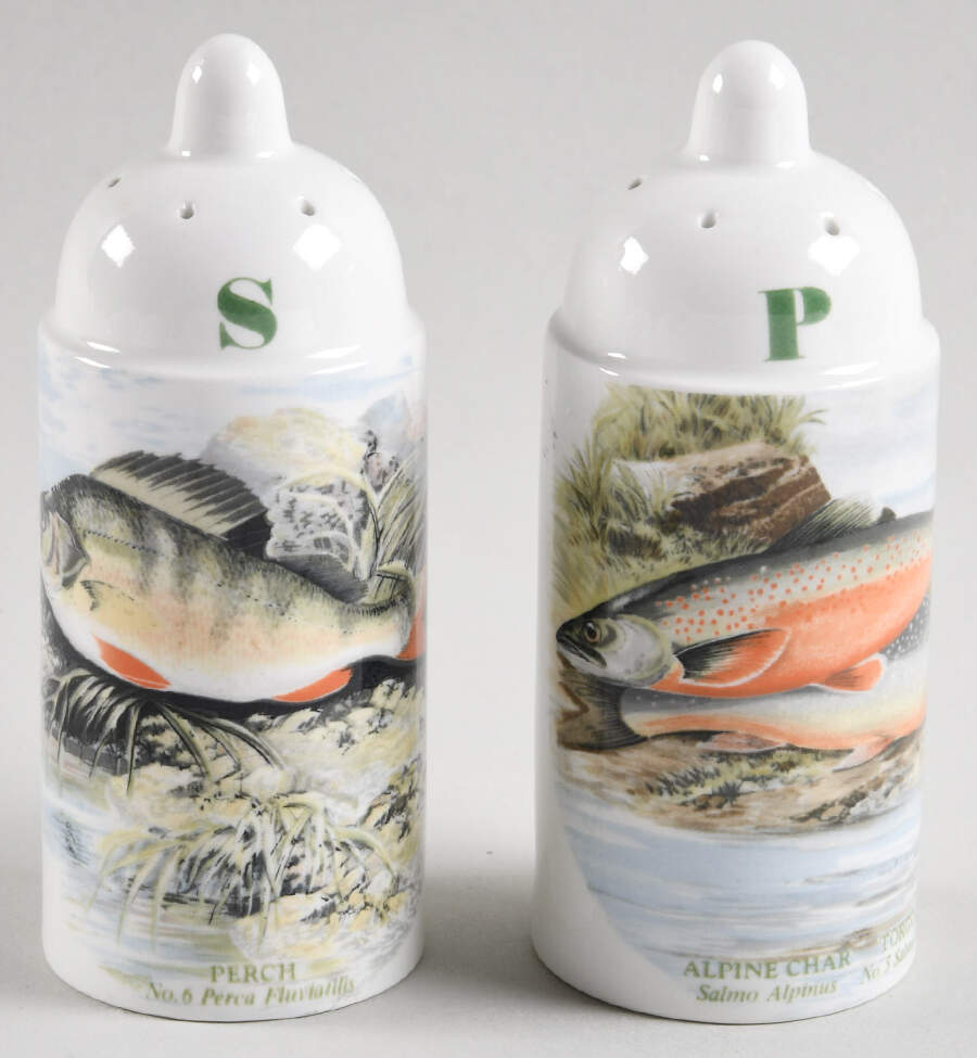 Compleat Angler Fern Salt & Pepper Set by Portmeirion-1