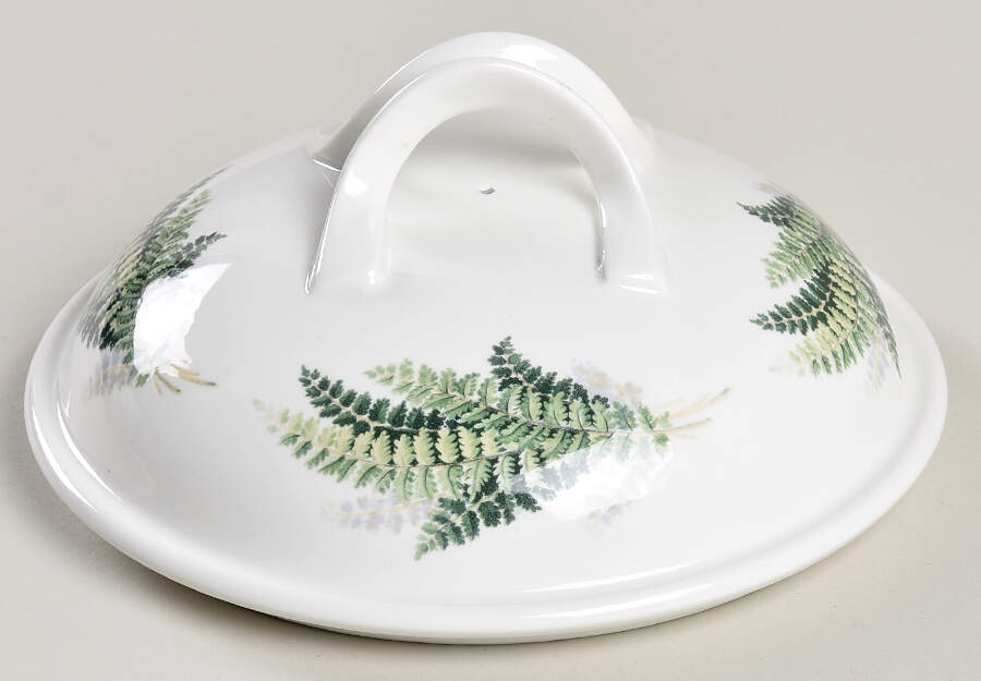 Compleat Angler Fern Lid for Round Vegetable by Portmeirion-1