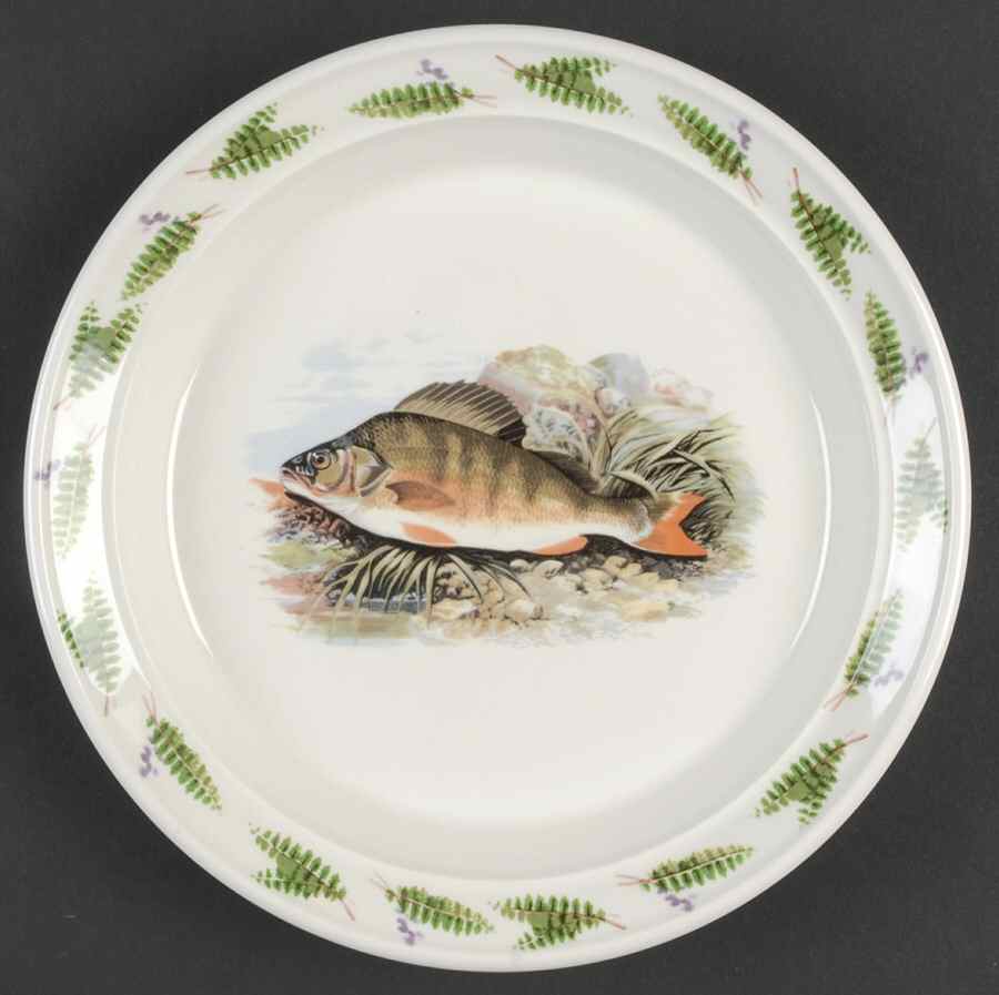 Compleat Angler Fern Salad Plate by Portmeirion-1