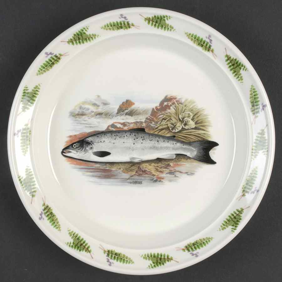 Compleat Angler Fern Salad Plate by Portmeirion-1